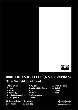 The Neighbourhood Album Cover