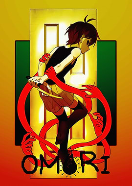 Omori Character with Red Tentacles