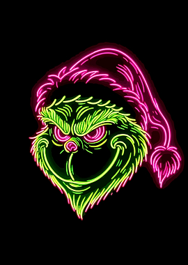 Neon Monster Christmas