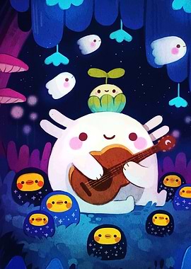 Cute Creature Concert in the Forest
