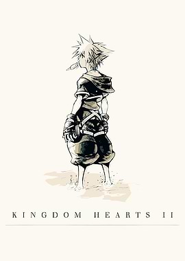 Kingdom Hearts II Sora Illustration