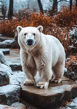 Majestic Polar Bear Portrait