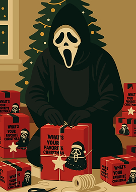 Ghostface Christmas Wrapping