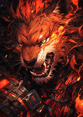 Fiery Tiger Warrior