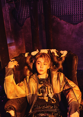 Stylish man in armchair portrait