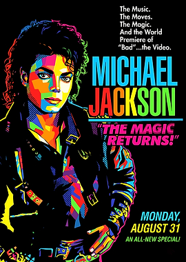 Michael Jackson 'Bad' Premiere Poster
