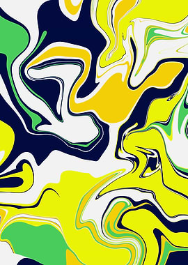 Abstract Swirls of Color