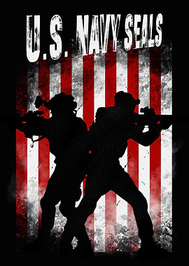 U.S. Navy SEALs Silhouette