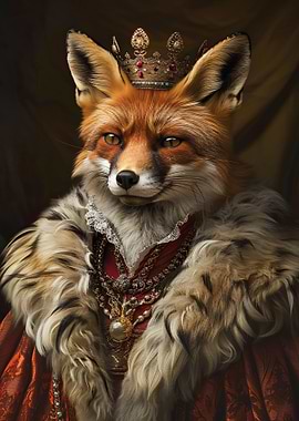 Fox Royalty Portrait
