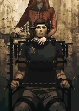 Man in Restraints Time