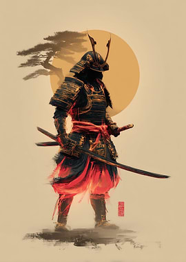 Ancient Samurai Warrior