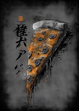 Ukiyo Minimalism Pizza Slice
