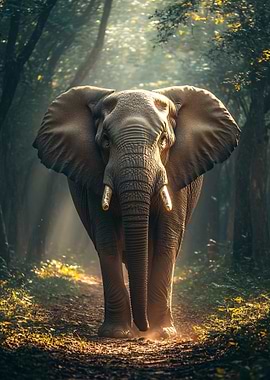 Elephant in Forest