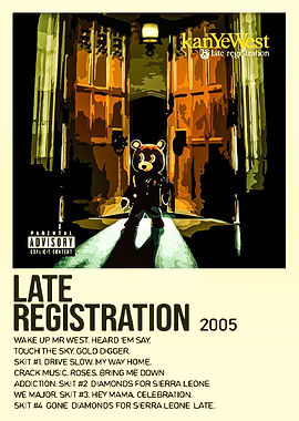 Kanye West Late Registration Album Cover