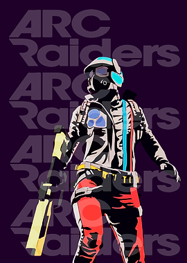 Neon Sign Arc Raiders Character