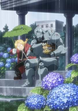 Elric Brothers' Rainy Sanctuary