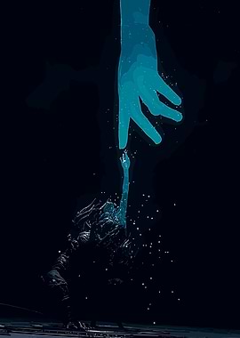 Reaching Hand in Dark Fantasy Art