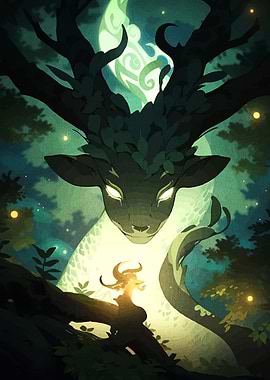 Forest Spirit and Fawn