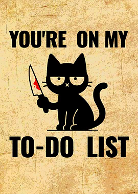 Cat on To-Do List