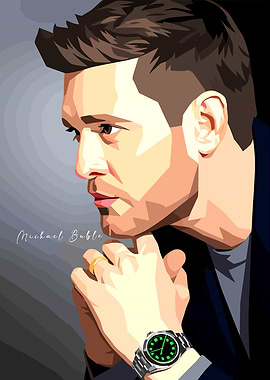 Michael Bublé Digital Portrait