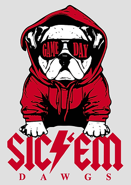 Sic'em Dawgs Game Day Bulldog