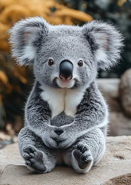 Cute Koala Portrait