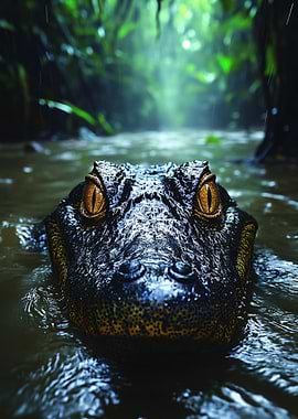 Alligator in the River