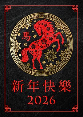 Chinese New Year 2026 Horse