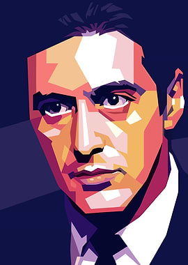 Colorful Portrait of a Man