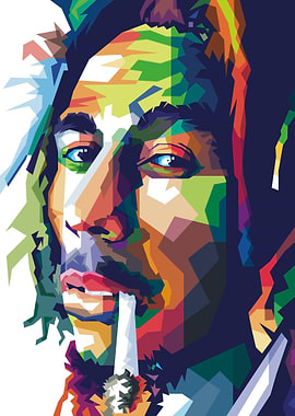 Bob Marley Pop Art
