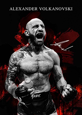 Alexander Volkanovski UFC Champion Portrait