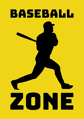 Baseball Zone Silhouette