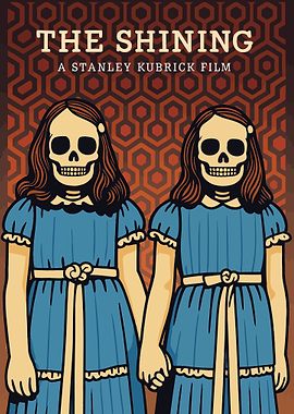 The Shining Twins Skeleton Art
