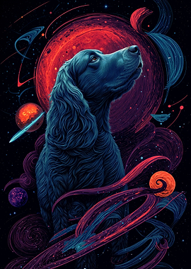 Springer Spaniel Abstract