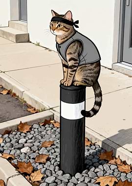 Ninja Cat on Post