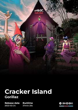 Gorillaz Cracker Island Album Cover