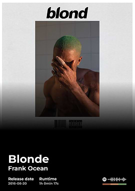 Blonde Album Cover - Frank Ocean