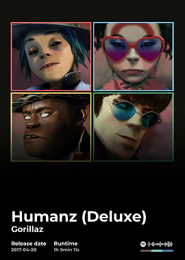 Gorillaz - Humanz Album Cover