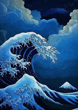 Great Wave off Kanagawa Inspired