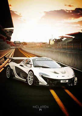 McLaren P1 Poster