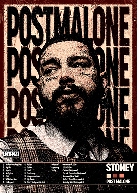 Post Malone Stoney Album Cover Art