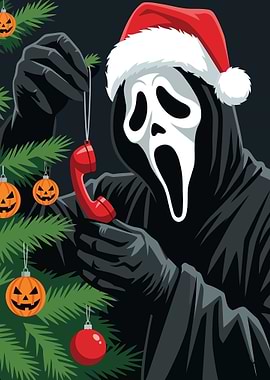 Ghostface Christmas Tree Decoration