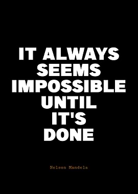 Inspirational Quote by Nelson Mandela