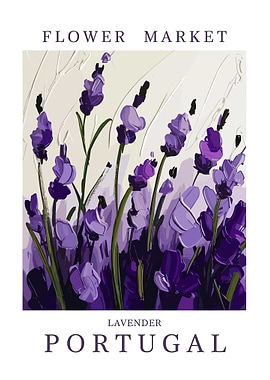 Flower Market Lavender Portugal