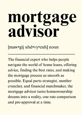 Mortgage Advisor Definition