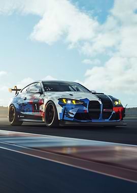 BMW M4 GT4 Race Car