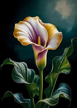 Elegant Calla Lily Floral Art