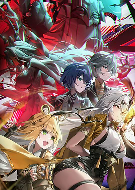 Anime Characters Group Portrait