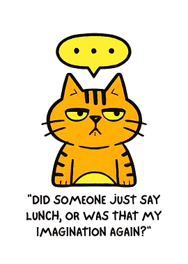 Grumpy Cat Lunch Imagination Cartoon