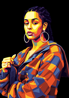 Jorja Smith Pop Art Portrait